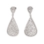 FOLLI FOLLIE-Γυναικεία ασημένια σκουλαρίκια FOLLI FOLLIE SPARKLE CHIC