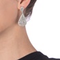 FOLLI FOLLIE-Γυναικεία ασημένια σκουλαρίκια FOLLI FOLLIE SPARKLE CHIC