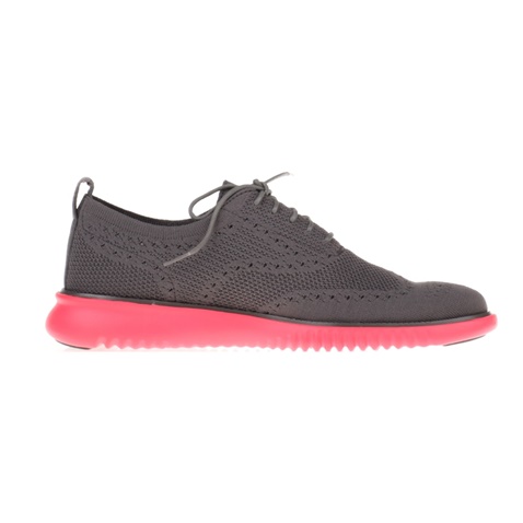 COLE HAAN-Ανδρικά παπούτσια oxford COLE HAAN 2.ZEROGRAND STCHLTE ανθρακί-κόκκινο