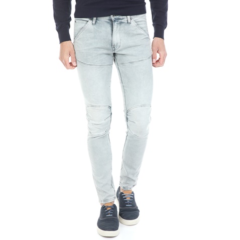 G-STAR RAW-Ανδρικό jean παντελόνι G-STAR RAW 3D SKINNY γκρι