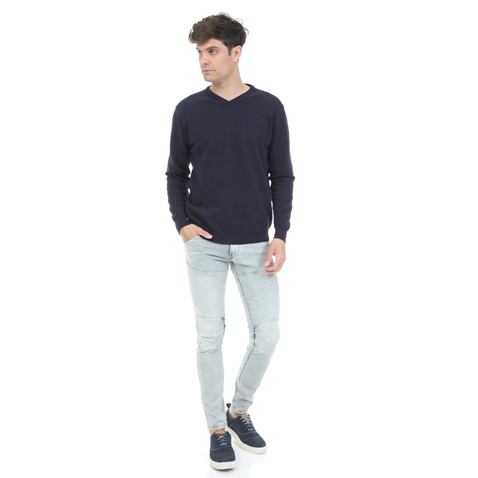 G-STAR RAW-Ανδρικό jean παντελόνι G-STAR RAW 3D SKINNY γκρι
