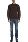 TED BAKER-Ανδρική πλεκτή μπλούζα TED BAKER SMUG LS μοβ
