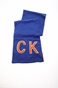 CALVIN KLEIN JEANS-Ανδρικό κασκόλ CALVIN KLEIN JEANS TOWELLING μπλε