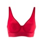 CK UNDERWEAR-Γυναικείο σουτιέν CK UNDERWEAR LGHT LINED BRALETTE κόκκινο