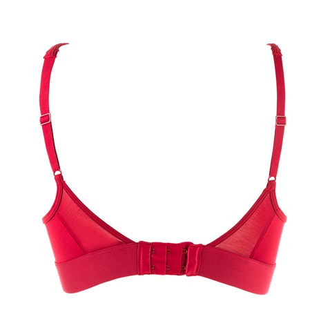 CK UNDERWEAR-Γυναικείο σουτιέν CK UNDERWEAR LGHT LINED BRALETTE κόκκινο