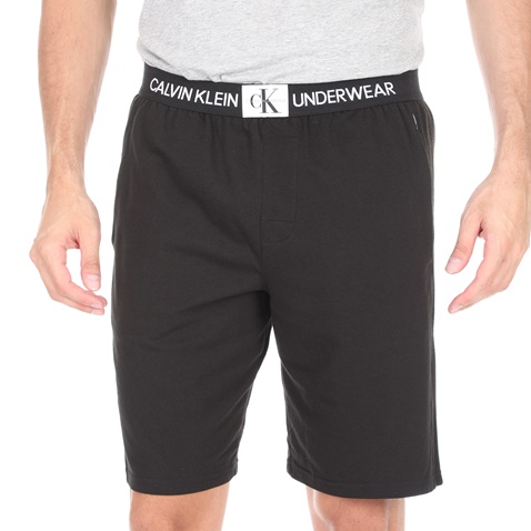 CK UNDERWEAR-Ανδρικό σορτς πυτζάμας CK UNDERWEAR μαύρο