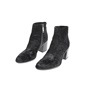 CALVIN KLEIN JEANS-Γυναικεία μποτάκια CALVIN KLEIN JEANS RE9783 VOLISE μαύρα ασημί