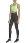NIKE-Γυναικείο αθλητικό μπουστάκι NIKE FE/NOM FLYKNIT BRA κίτρινο ασημί