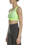NIKE-Γυναικείο αθλητικό μπουστάκι NIKE FE/NOM FLYKNIT BRA κίτρινο ασημί