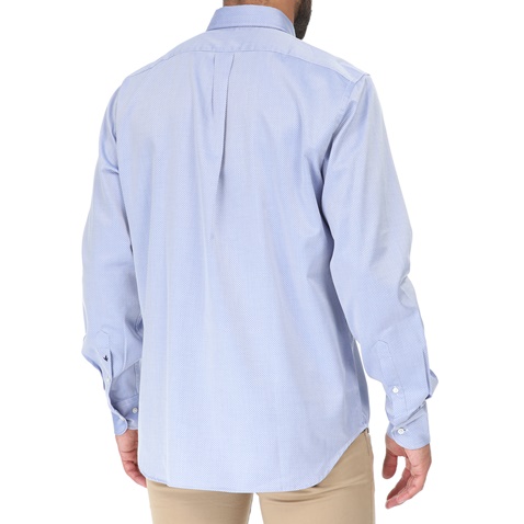BROOKSFIELD-Ανδρικό πουκάμισο BROOKSFIELD REGULAR FIT μπλε