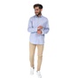 BROOKSFIELD-Ανδρικό πουκάμισο BROOKSFIELD REGULAR FIT μπλε