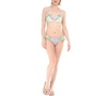 PIN UP-Γυναικείο μπικίνι σετ PIN UP BALC.IMB.FERRETTO ST.SNAKE SLI μπλε πράσινο
