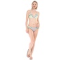 PIN UP-Γυναικείο μπικίνι σετ PIN UP BALC.IMB.FERRETTO ST.SNAKE SLI μπλε πράσινο