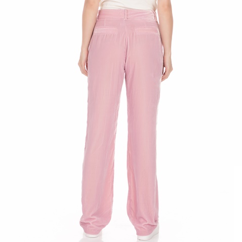 JUICY COUTURE-Γυναικεία παντελόνα JUICY COUTURE VELVET ροζ