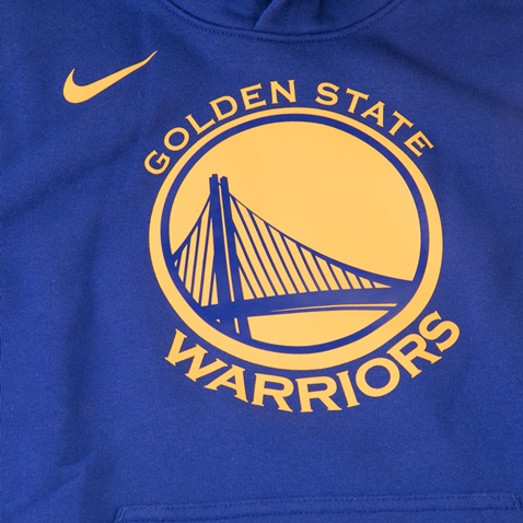 NIKE-Παιδικό φούτερ NIKE NBA KIDS WAR HOODIE PO LOGO ESSENTIAL μπλε