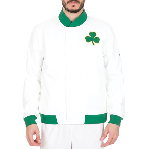NIKE-Ανδρικό τζάκετ NIKE NBA Boston Celtics COURTSIDE λευκό