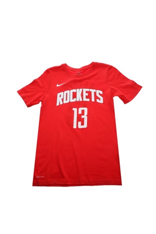 NIKE-Παιδικό t-shirt NIKE NBA ICON N&N TEE-ROCKETS-HARD κόκκινο