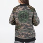 SILVIAN HEACH-Γυναικείο bomber jacket SILVIAN HEACH VALONGO χακί μπεζ