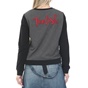 SILVIAN HEACH-Γυναικεία φούτερ μπλούζα SILVIAN HEACH SWEATSHIRT ICROSIA μαυρη κίτρινη