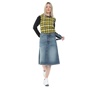 SILVIAN HEACH-Γυναικεία φούτερ μπλούζα SILVIAN HEACH SWEATSHIRT ICROSIA μαυρη κίτρινη