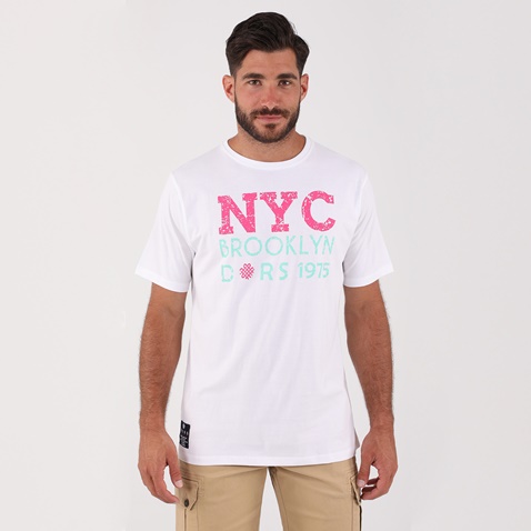 DORS-Ανδρικό t-shirt DORS λευκό