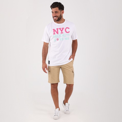 DORS-Ανδρικό t-shirt DORS λευκό