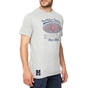 DORS-Ανδρικό t-shirt DORS γκρι με στάμπα