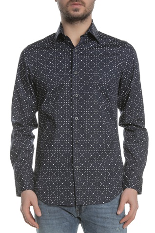 G-STAR-Ανδρικό μακρυμάνικο πουκάμισο G-STAR RAW CORE SHIRT μπλε