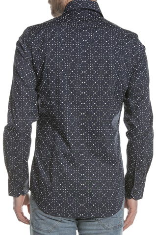G-STAR-Ανδρικό μακρυμάνικο πουκάμισο G-STAR RAW CORE SHIRT μπλε