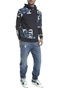G-STAR RAW-Ανδρική φούτερ μπλούζα με κουκούλα G-STAR RAW μπλε