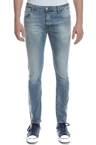GUESS-Ανδρικό τζιν παντελόνι CHRIS GUESS μπλε ανοιχτό