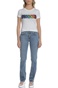 GUESS-Γυναικείο τζιν παντελόνι SEXY STRAIGHT GUESS μπλε