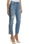 GUESS-Γυναικείο ψηλόμεσο jean παντελόνι THE IT GIRL GUESS μπλε 
