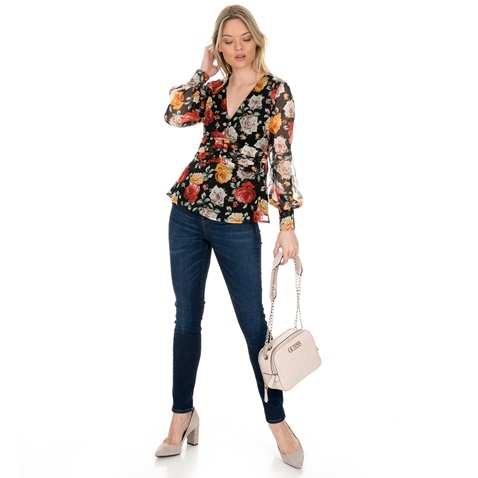 GUESS-Γυναικείο τοπ GUESS SOFIA μαύρο