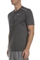 NIKE-Ανδρική κοντομάνικη μπλούζα Nike TechKnit Ultra μαύρη-γκρι