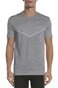 NIKE-Ανδρική κοντομάνικη μπλούζα NIKE TECHKNIT ULTRA γκρι