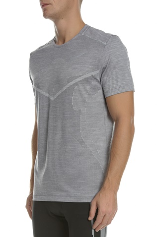 NIKE-Ανδρική κοντομάνικη μπλούζα NIKE TECHKNIT ULTRA γκρι