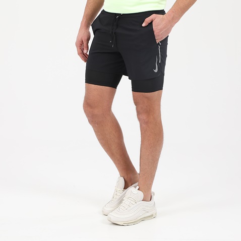 NIKE-Ανδρικό σορτς NIKE AJ7782 M NK FLX STRIDE SHORT 5IN 2IN1 μαύρο