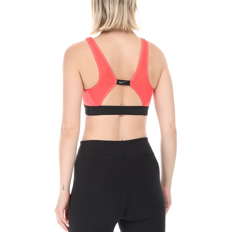 NIKE-Γυναικείο αθλητικό μπουστάκι NIKE SPRT DSTRT INDY PLUNGE ροζ