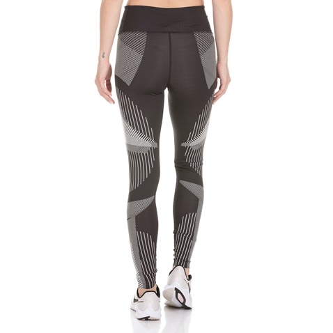 NIKE-Γυναικείο κολάν NIKE PWR TGHT GYM BEST VNR ασπρόμαυρο