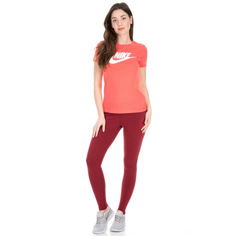 NIKE-Γυναικείο κολάν NIKE SPORTSWEAR μπορντό