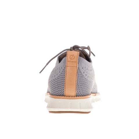 COLE HAAN-Ανδρικά παπούτσια oxford COLE HAAN ZEROGRAND STITCHLITE γκρι 