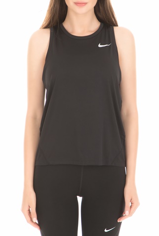 NIKE-Γυναικεία αμάνικη μπλούζα για τρέξιμο Nike Miler μαύρη