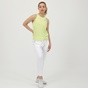 NIKE-Γυναικείο τοπ NIKE MILER TANK λαχανί