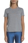 NIKE-Γυναικεία μπλούζα NIKE MILER TOP γκρι