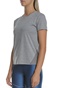 NIKE-Γυναικεία μπλούζα NIKE MILER TOP γκρι