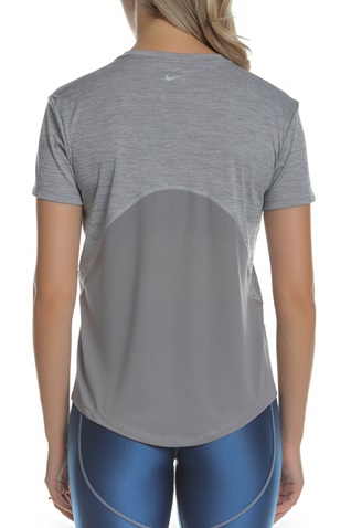 NIKE-Γυναικεία μπλούζα NIKE MILER TOP γκρι