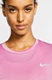 NIKE-Γυναικεία κοντομάνικη μπλούζα NIKE MILER ροζ