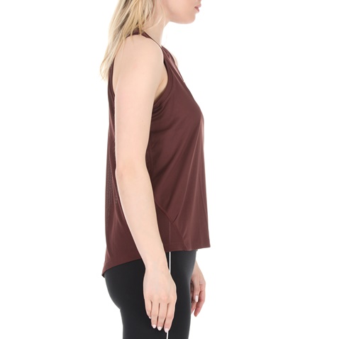 NIKE-Γυναικείο φανελάκι Nike Miler Women's Running Tan καφέ