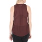 NIKE-Γυναικείο φανελάκι Nike Miler Women's Running Tan καφέ